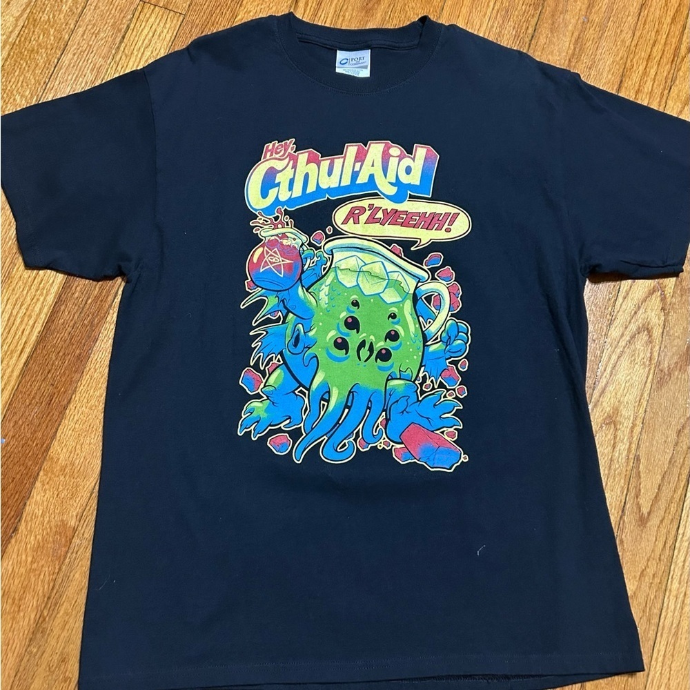 Cthul-Aid Shirt Large Men's Horror H. P. Lovecraft NWOT